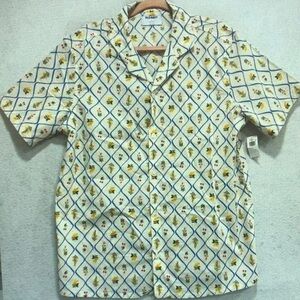 Men's Patterned Short Sleeve Shirt